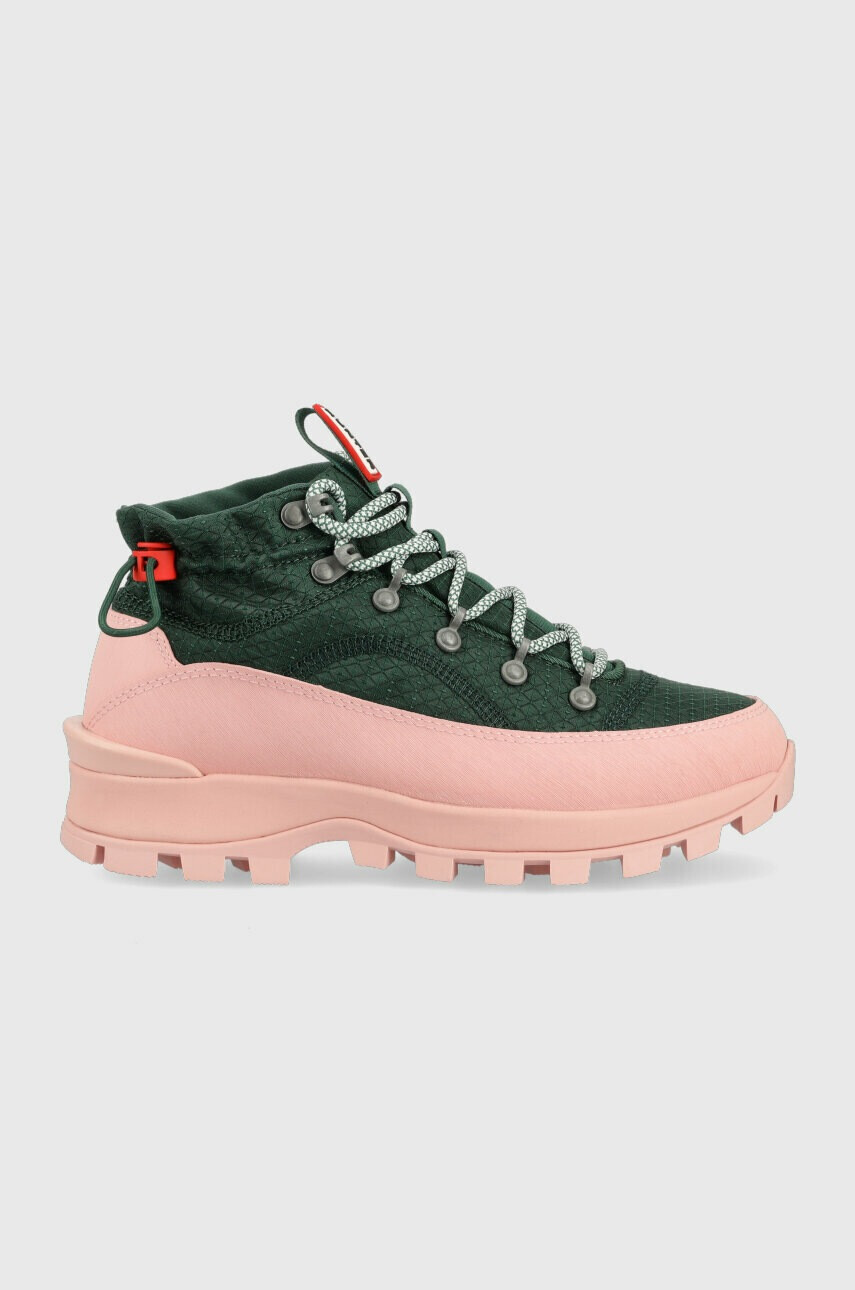 Hunter Маратонки Womens Travel Explorer Boot в зелено WFS2336REN - Pepit.bg