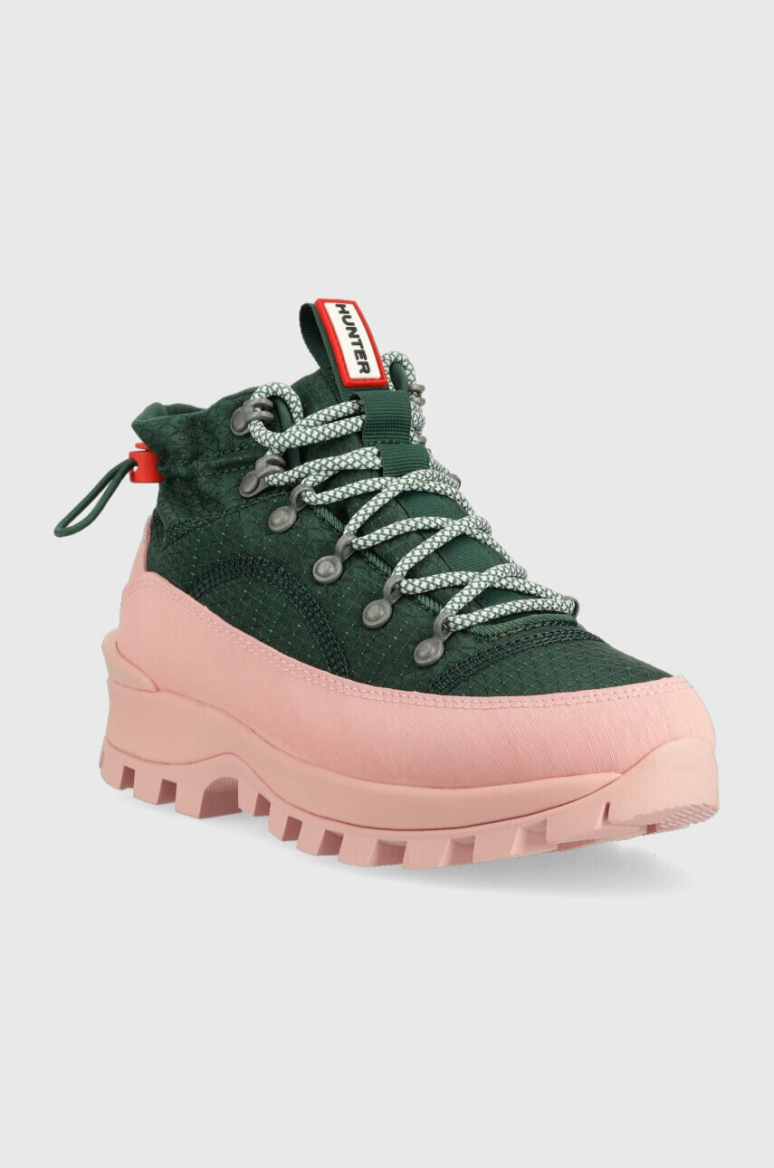 Hunter Маратонки Womens Travel Explorer Boot в зелено WFS2336REN - Pepit.bg