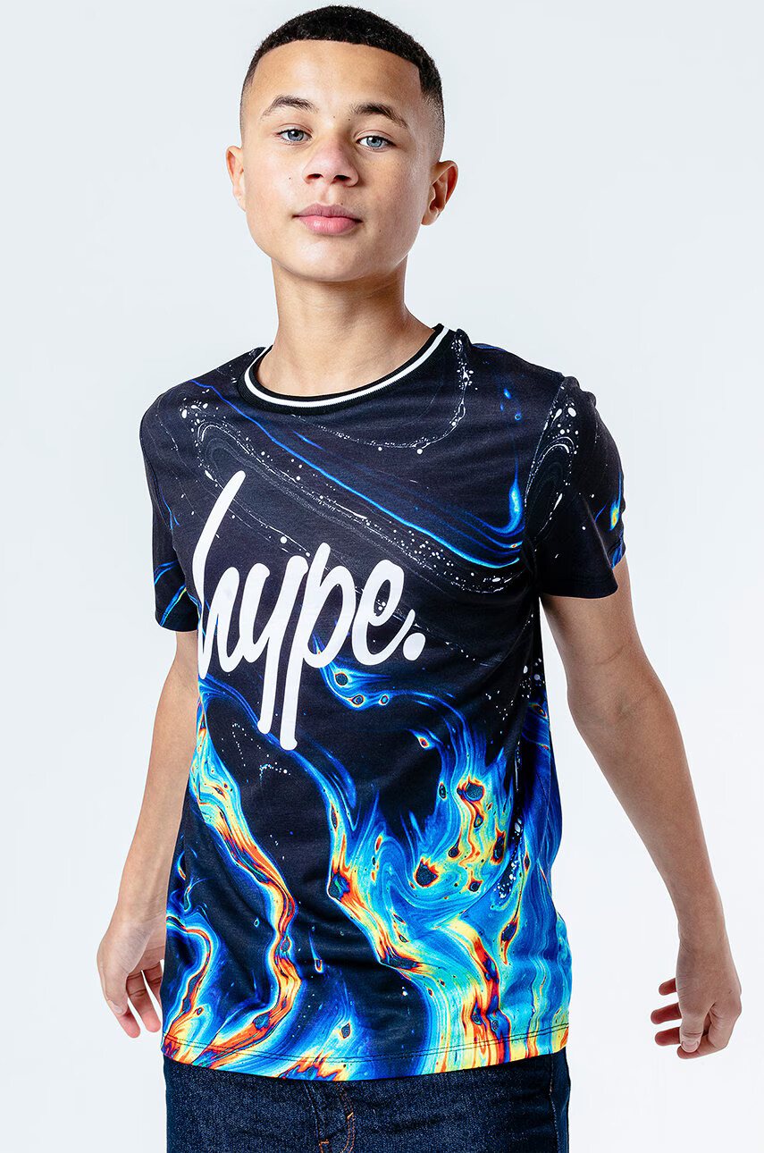 Hype Детска тениска RAINBOW MARBLE - Pepit.bg
