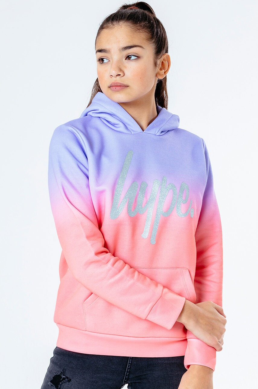 Hype Детски суичър PEACH FADE - Pepit.bg