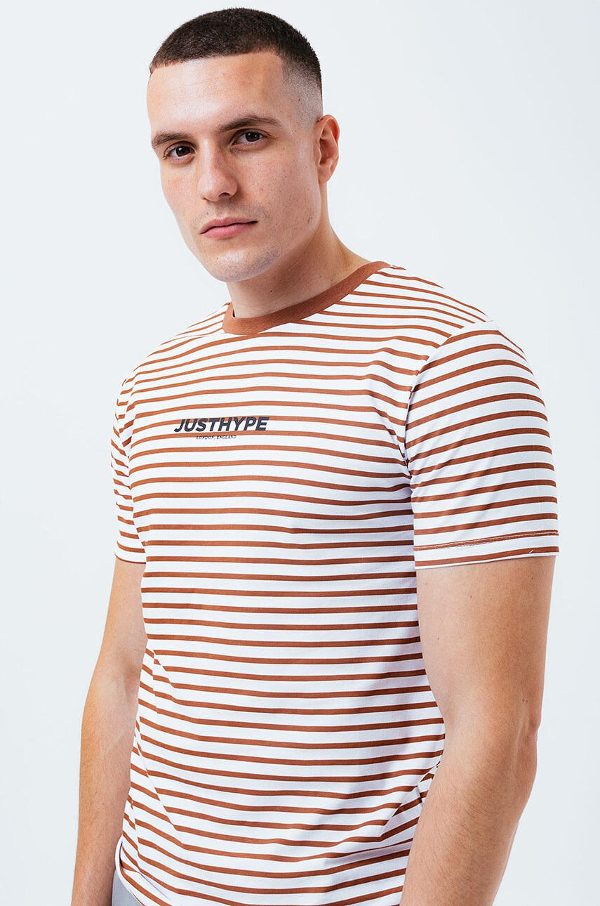 Hype Памучна тениска STRIPE - Pepit.bg
