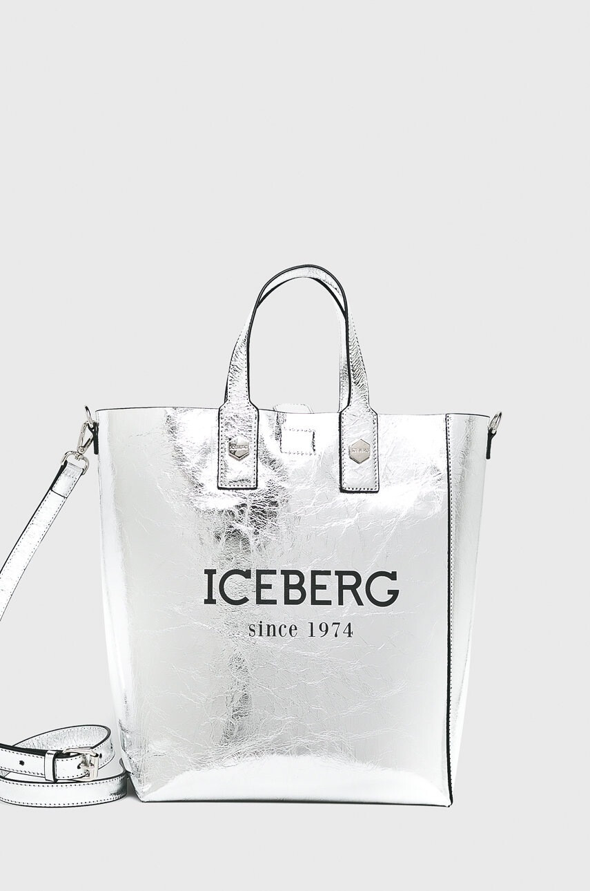 Iceberg Кожена чанта - Pepit.bg