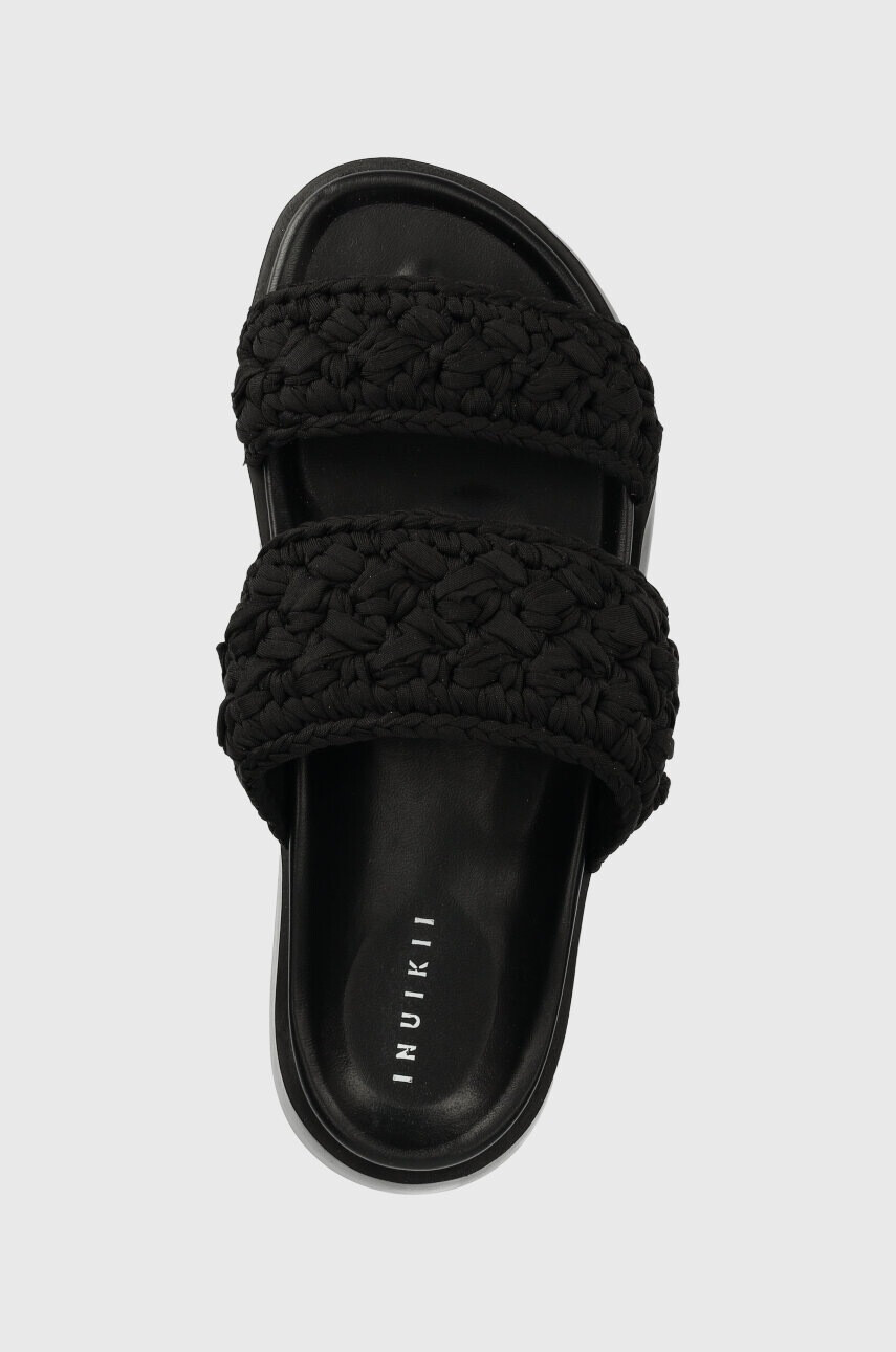 Inuikii Чехли Knitted Double Band в черно 70804-025 - Pepit.bg
