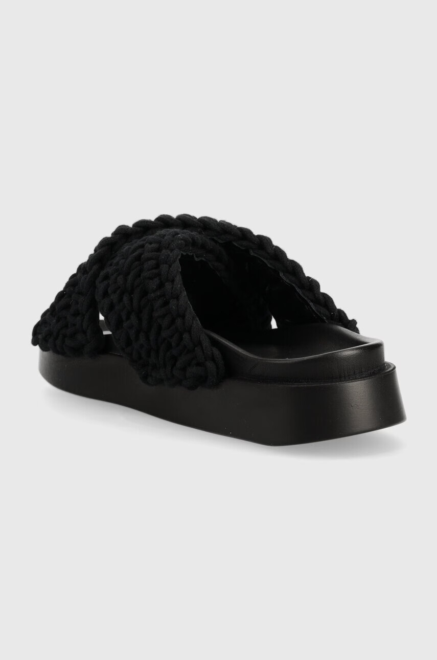 Inuikii Чехли Woven в черно 70104-105 - Pepit.bg
