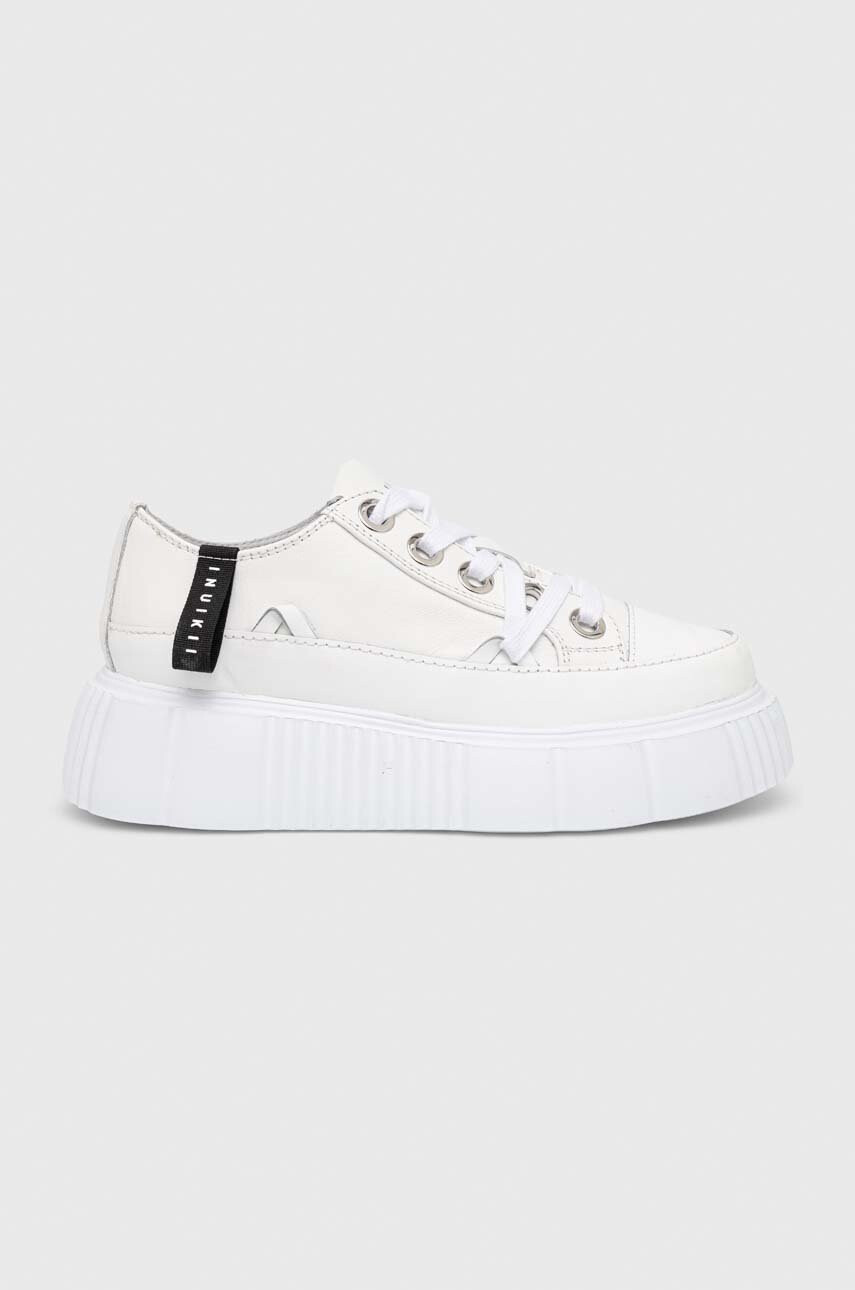 Inuikii Кожени маратонки Leather Matilda Low в бяло 30102-033 - Pepit.bg