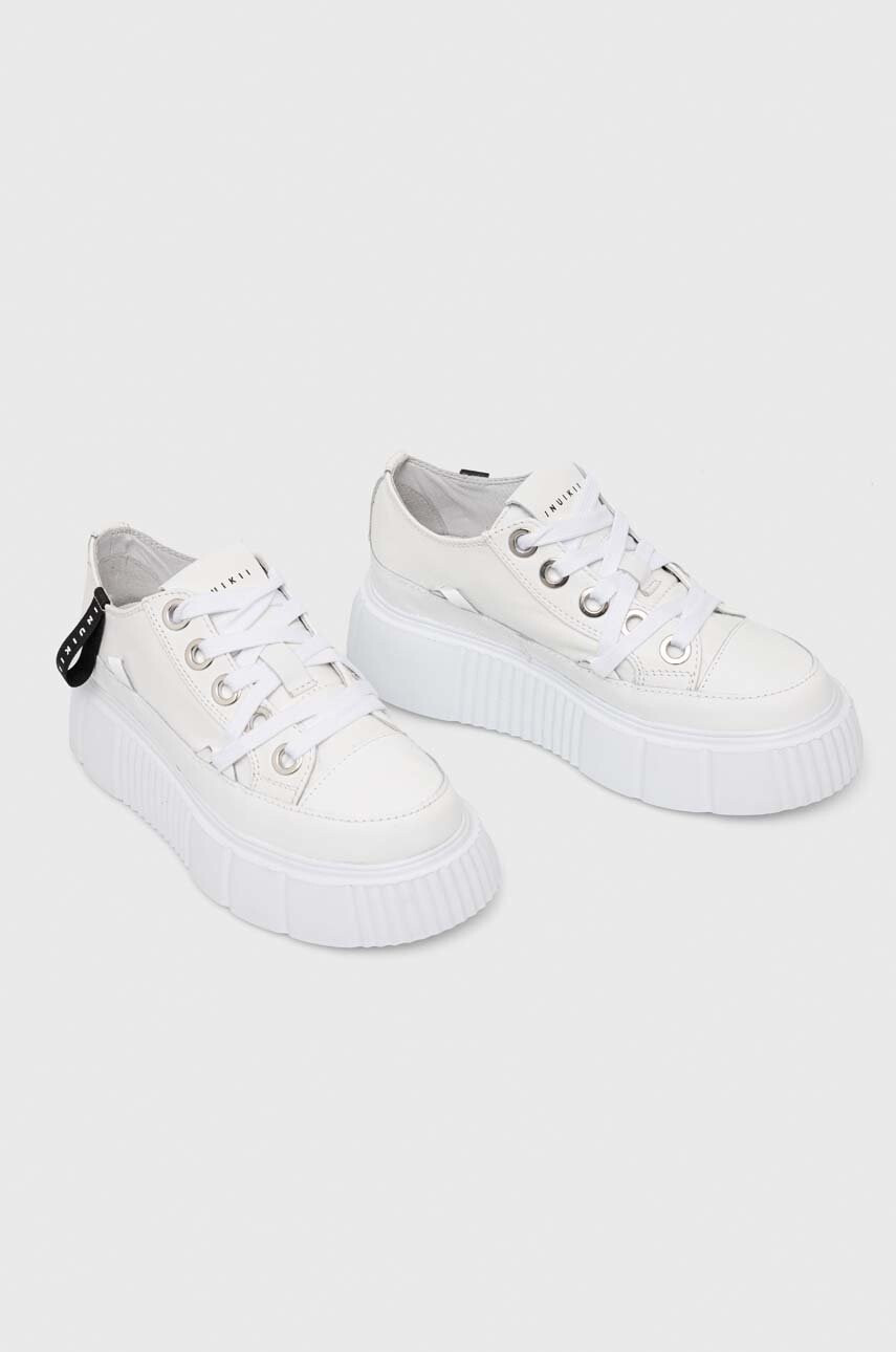 Inuikii Кожени маратонки Leather Matilda Low в бяло 30102-033 - Pepit.bg