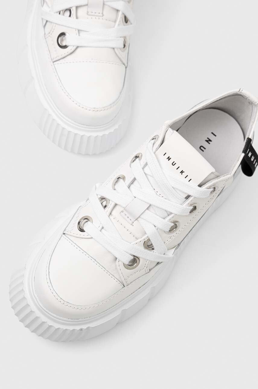 Inuikii Кожени маратонки Leather Matilda Low в бяло 30102-033 - Pepit.bg