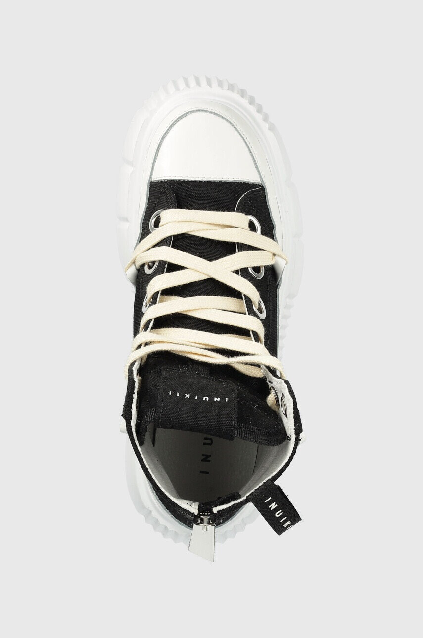 Inuikii Високи кецове Matilda Canvas High 23 в черно 30103-024 - Pepit.bg