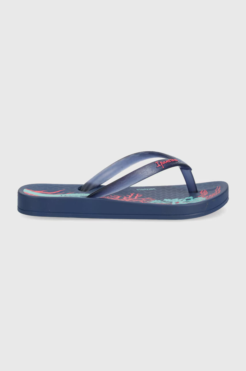 Ipanema Детски джапанки Anat Glossy в тъмносиньо - Pepit.bg