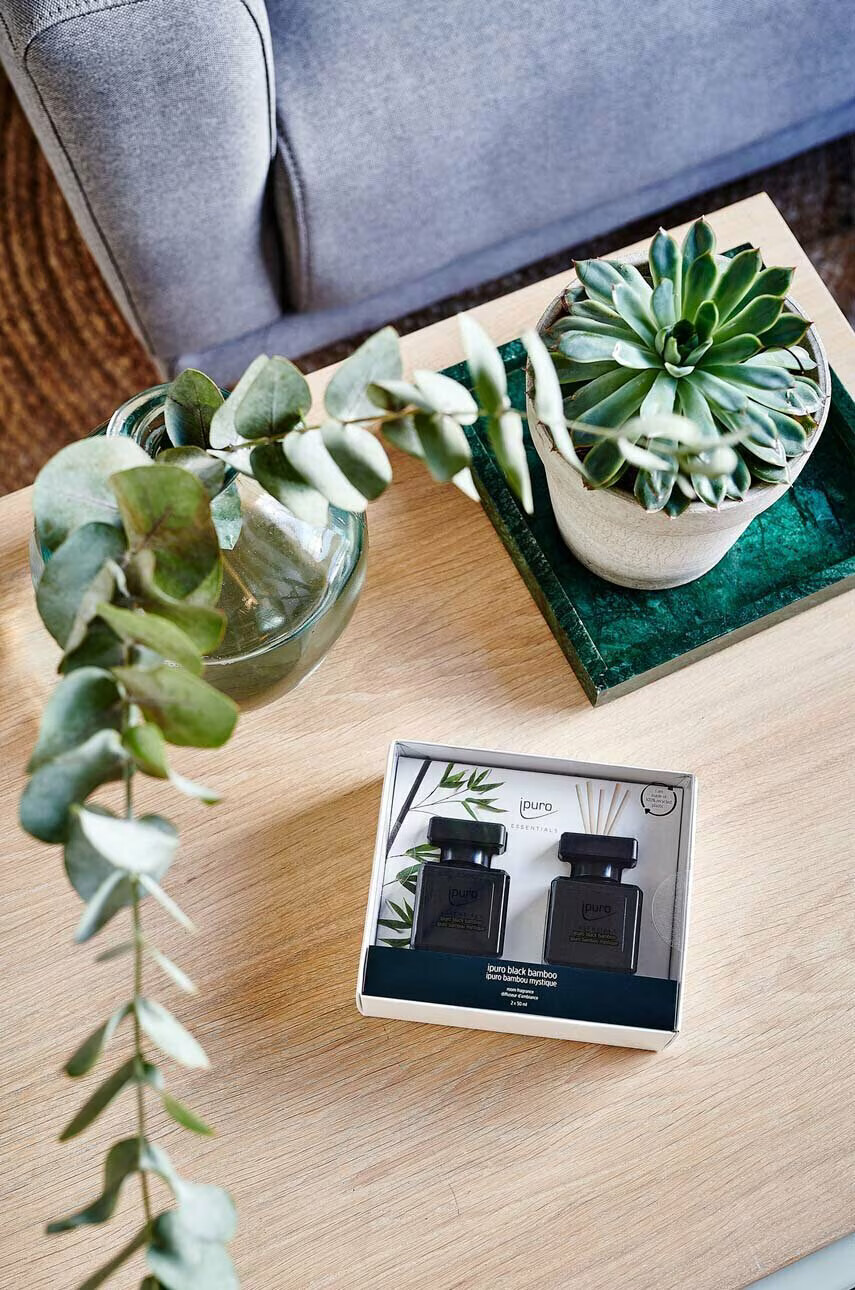 Ipuro Комплект арома дифузер Black Bamboo 2 x 50 ml - Pepit.bg