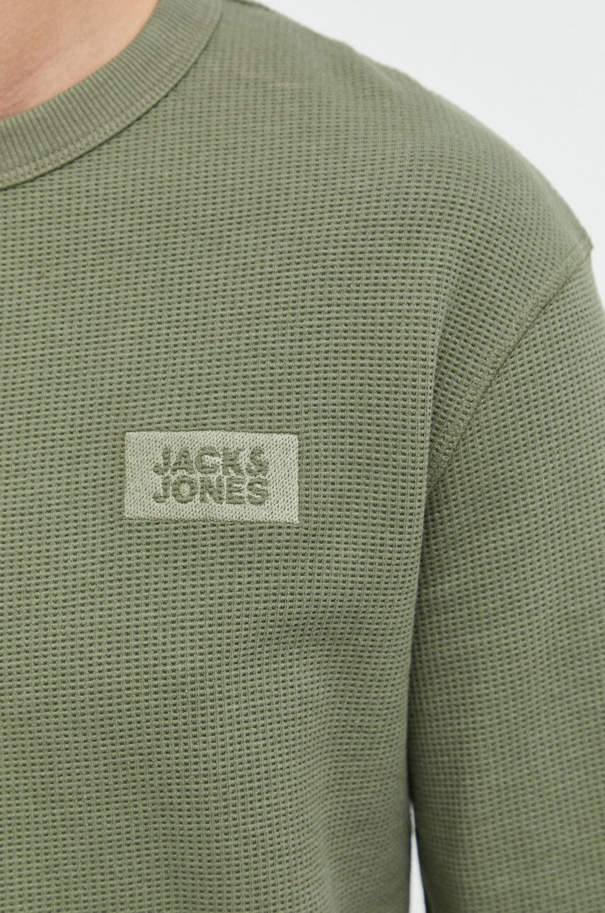 Jack & Jones Блуза с дълги ръкави Jcoclassic в зелено с изчистен дизайн - Pepit.bg