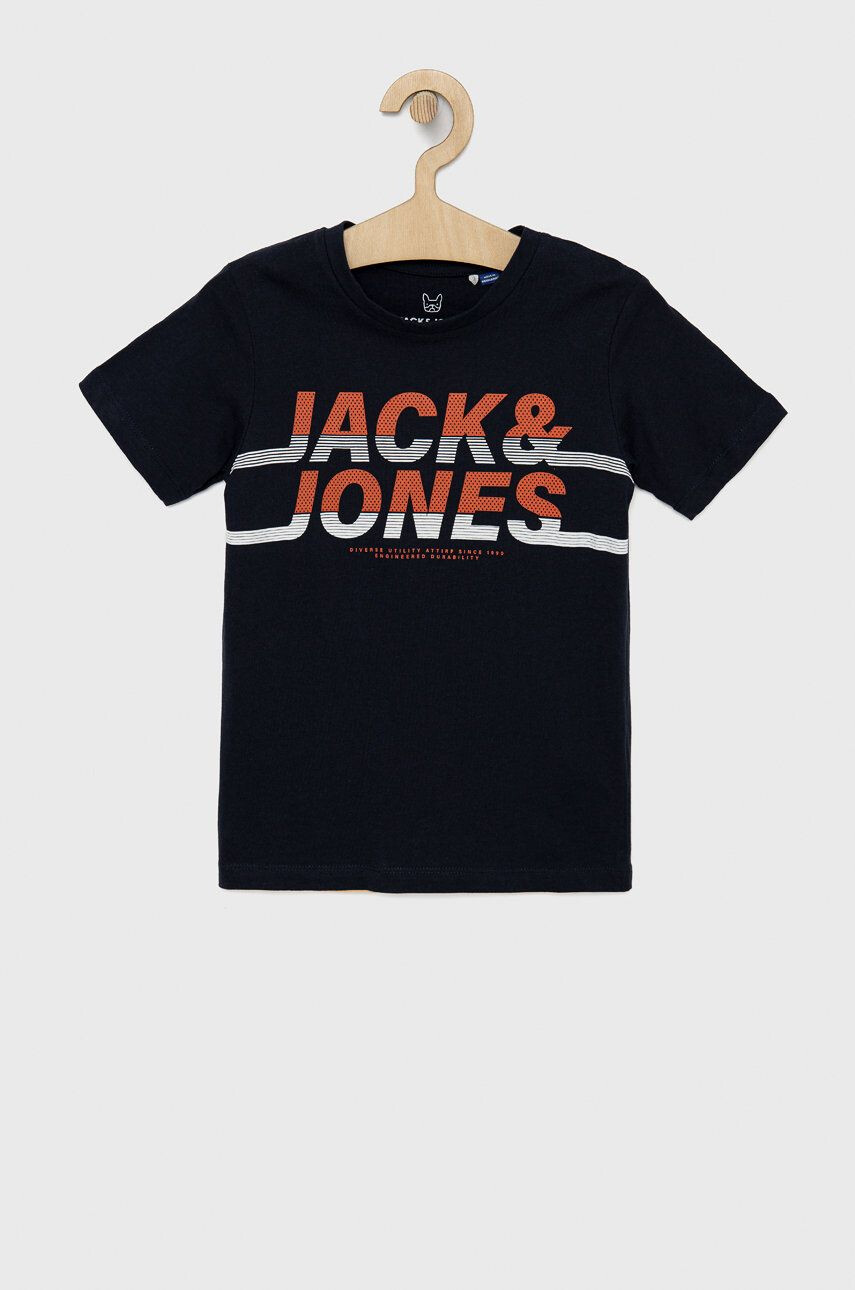 Jack & Jones Детска памучна тениска - Pepit.bg