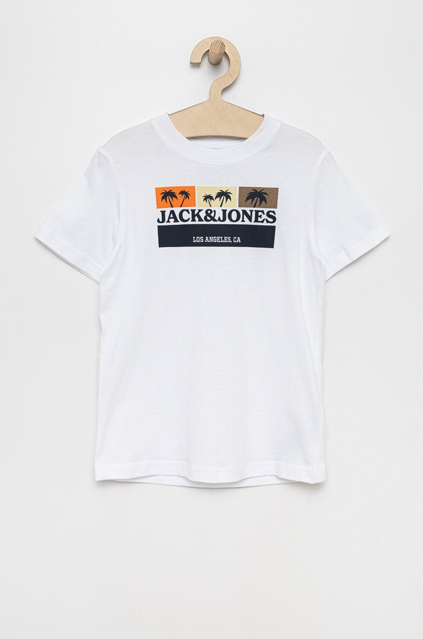Jack & Jones Детска памучна тениска - Pepit.bg
