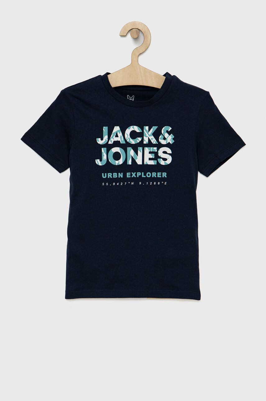 Jack & Jones Детска памучна тениска - Pepit.bg