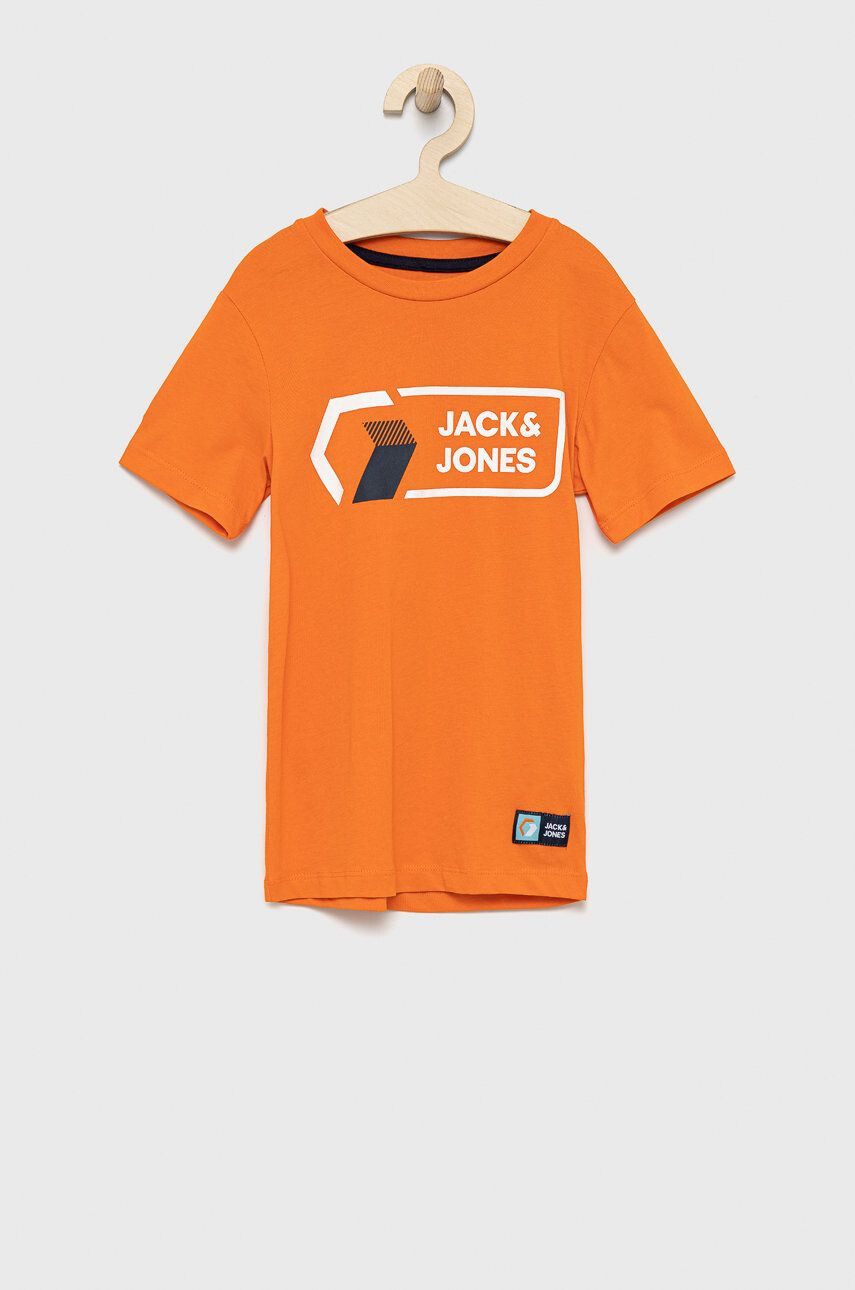 Jack & Jones Детска памучна тениска - Pepit.bg