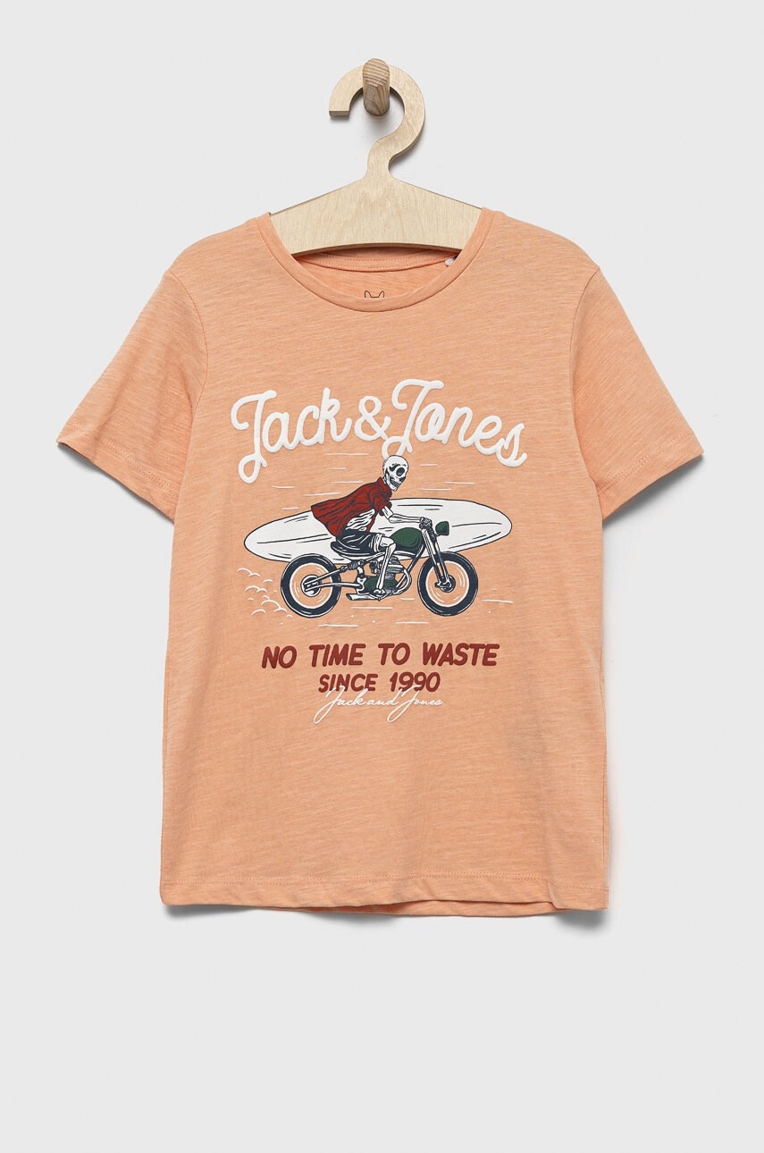 Jack & Jones Детска памучна тениска - Pepit.bg