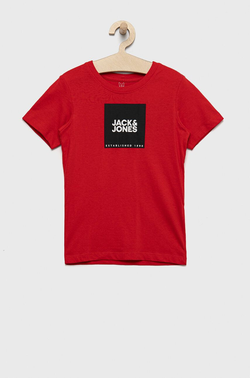 Jack & Jones Детска памучна тениска - Pepit.bg