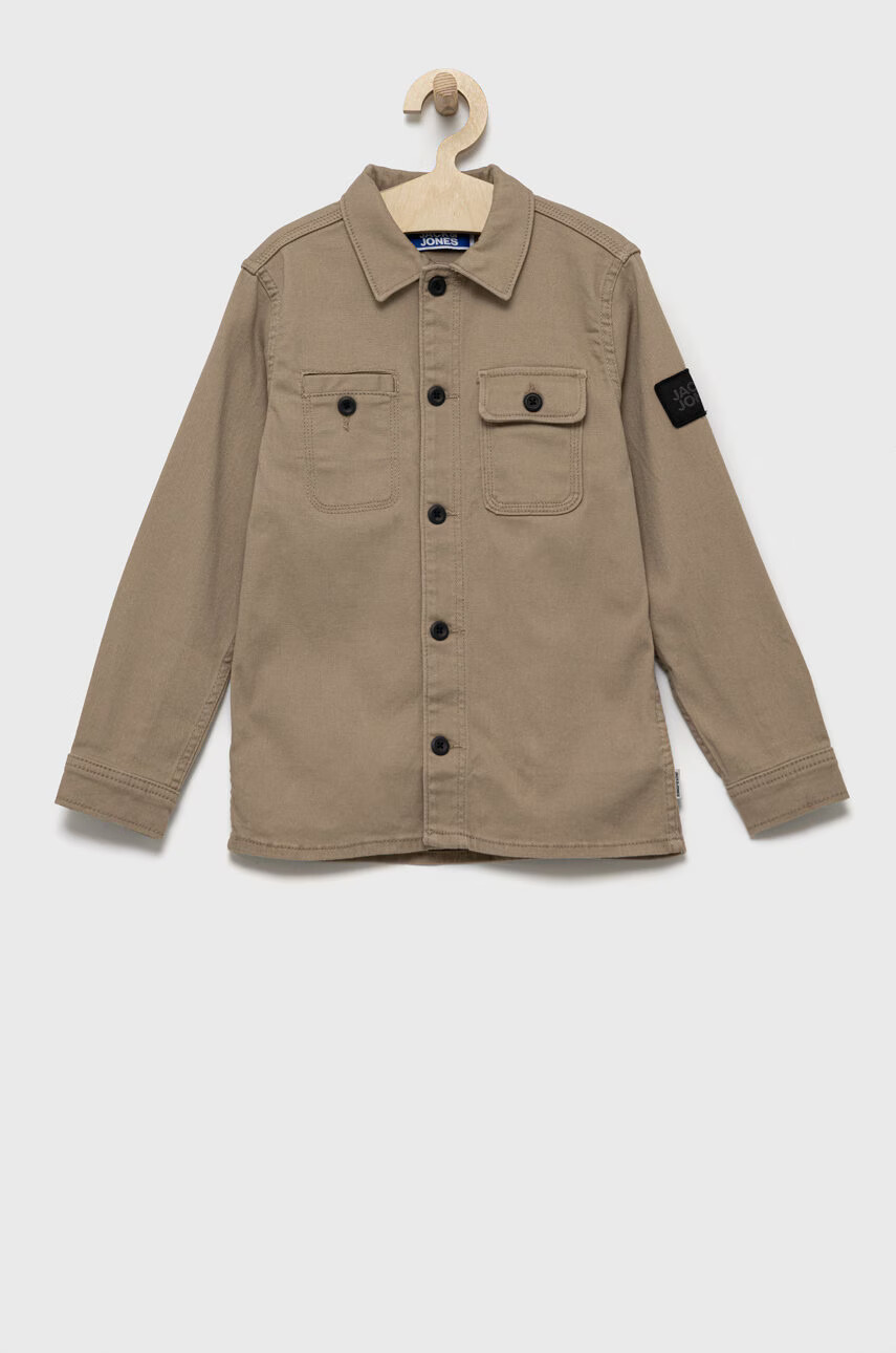 Jack & Jones Детска риза в бежово - Pepit.bg