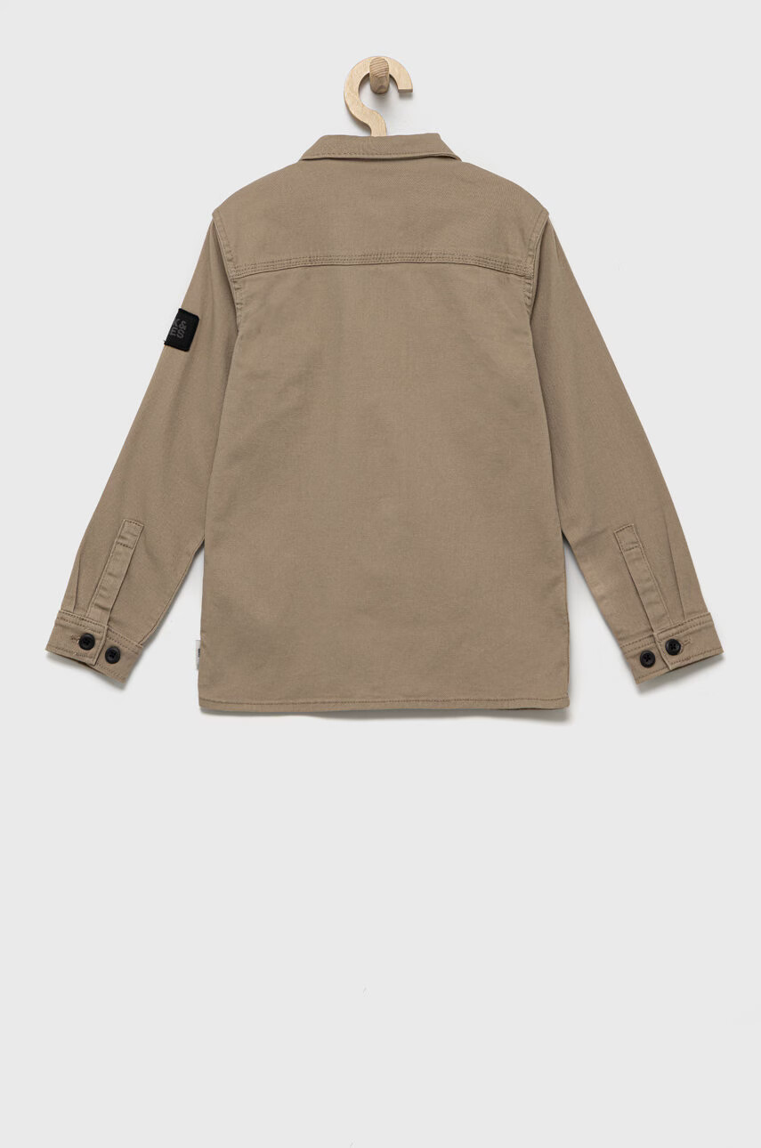 Jack & Jones Детска риза в бежово - Pepit.bg
