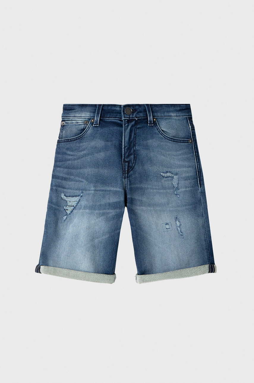 Jack & Jones Детски дънков къс панталон - Pepit.bg