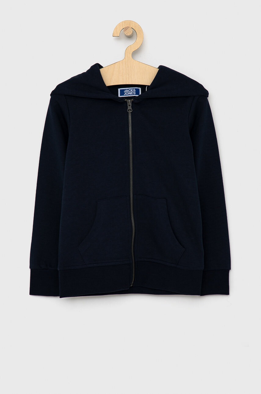 Jack & Jones Детски суичър в меланж на тъмносиньо - Pepit.bg