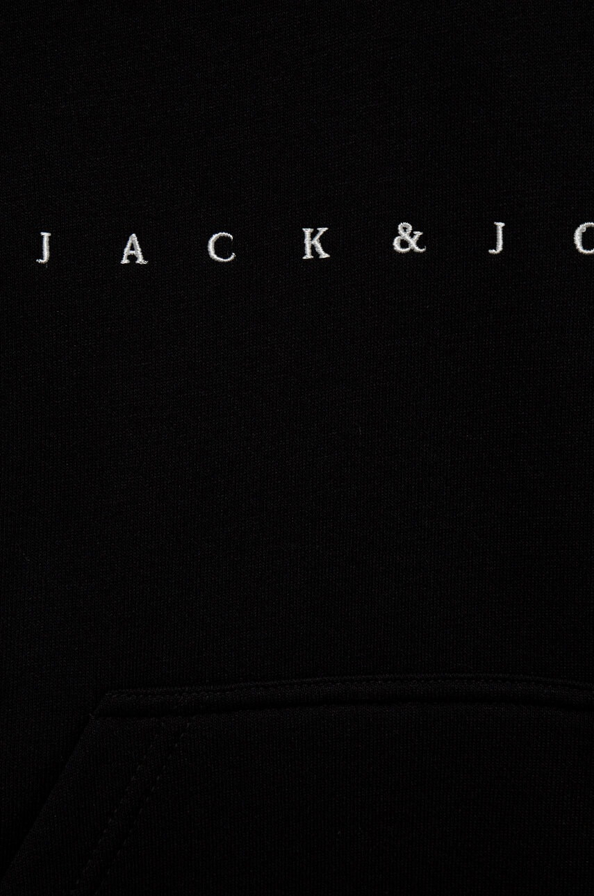 Jack & Jones Детски суичър в черно с изчистен дизайн - Pepit.bg