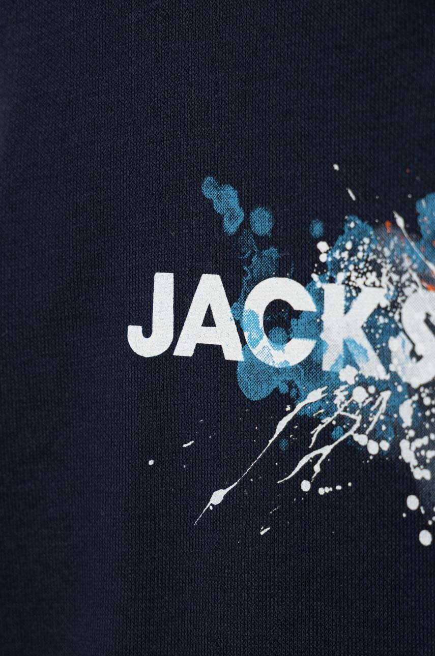 Jack & Jones Детски суичър в зелено с принт - Pepit.bg