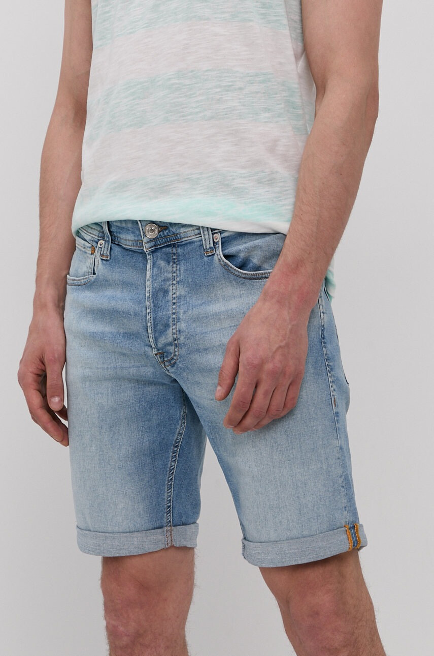 Jack & Jones Дънкови къси панталони в тъмносиньо - Pepit.bg
