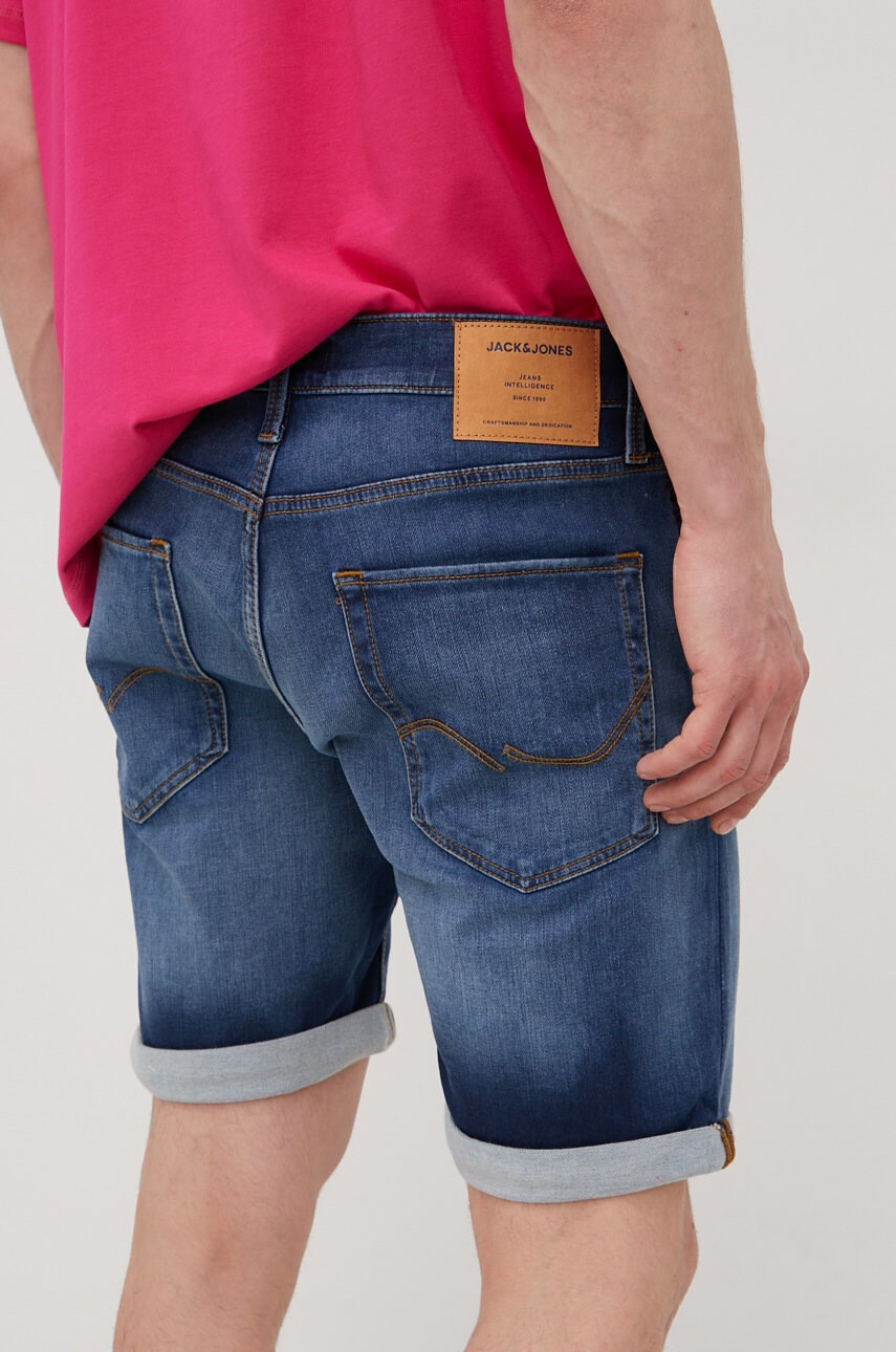 Jack & Jones Дънкови къси панталони в тъмносиньо - Pepit.bg