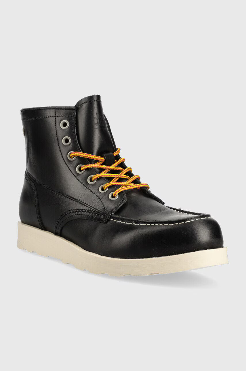 Jack & Jones Кожени обувки Darwin в черно - Pepit.bg