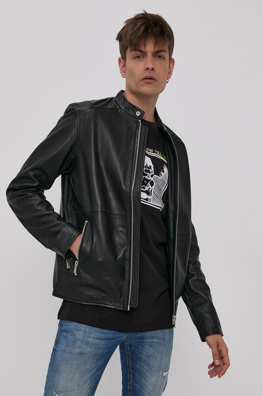Jack & Jones Koжено яке - Pepit.bg