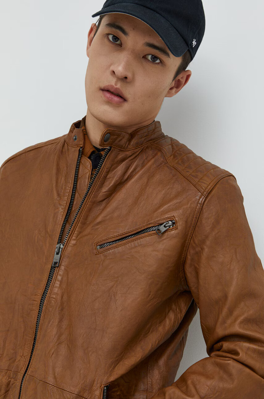 Jack & Jones Koжено яке - Pepit.bg