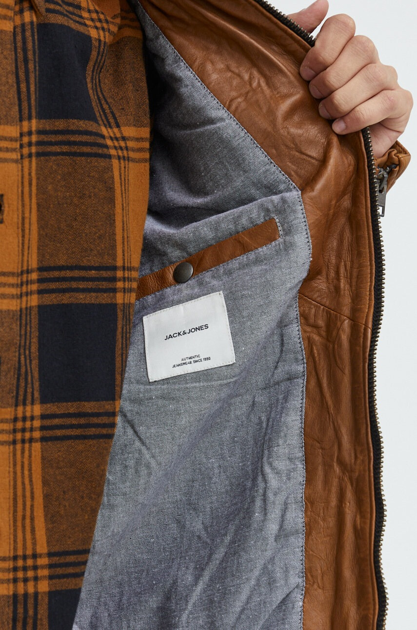Jack & Jones Koжено яке - Pepit.bg
