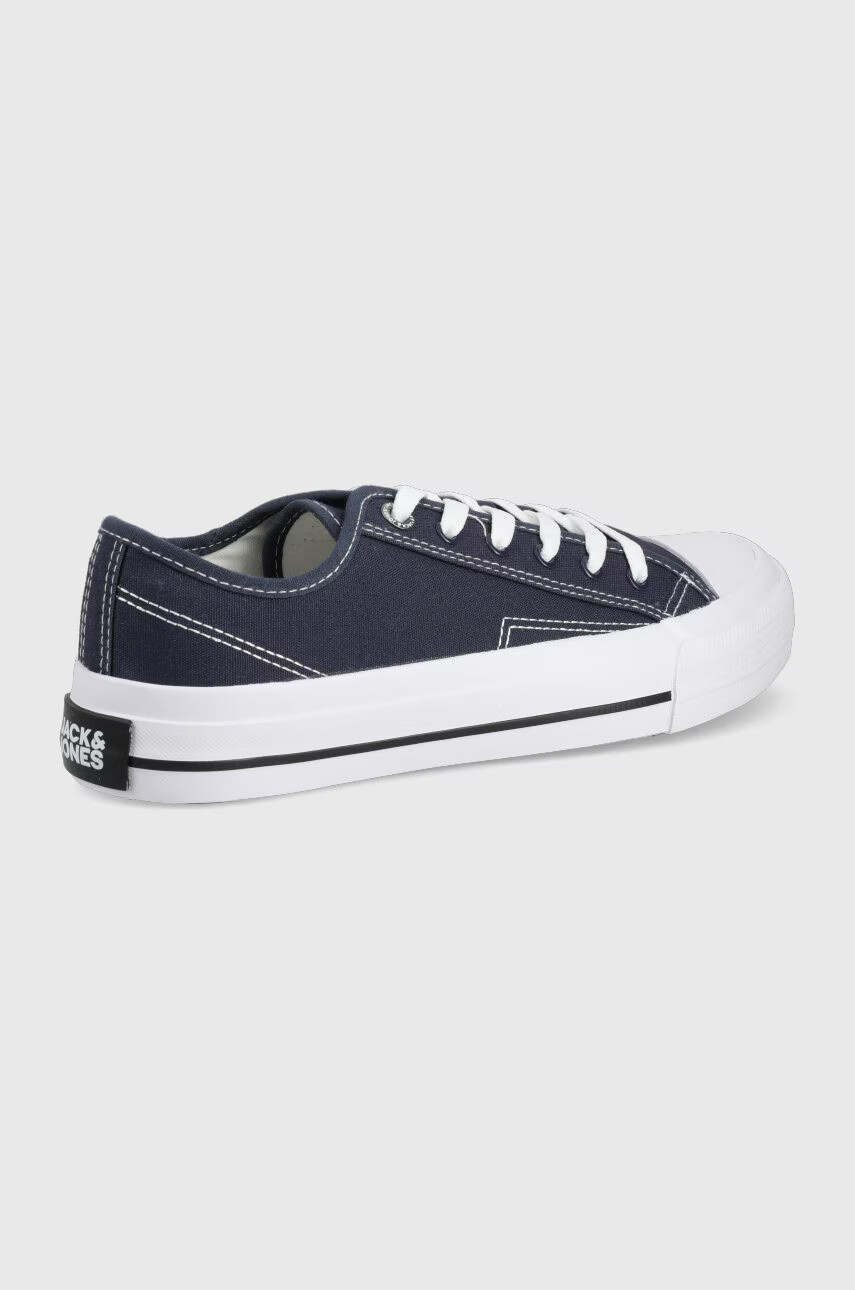 Jack & Jones Ниски кецове мъжко в тъмносиньо - Pepit.bg