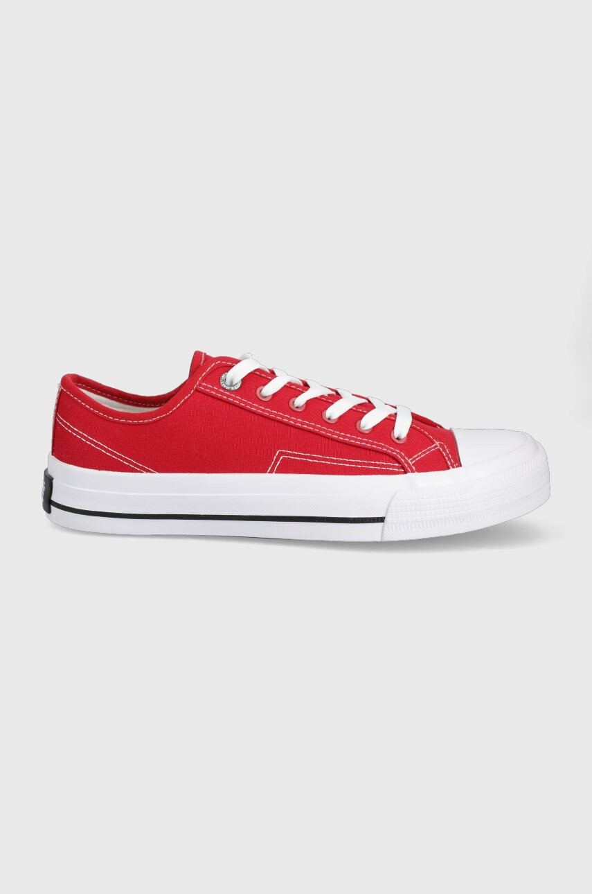 Jack & Jones Ниски кецове мъжко в червено - Pepit.bg