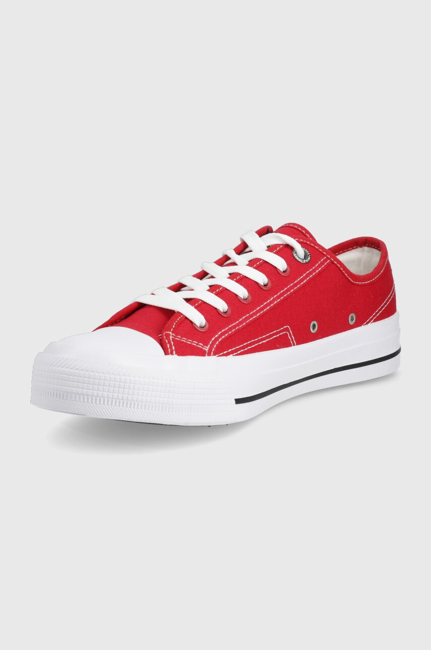 Jack & Jones Ниски кецове мъжко в червено - Pepit.bg