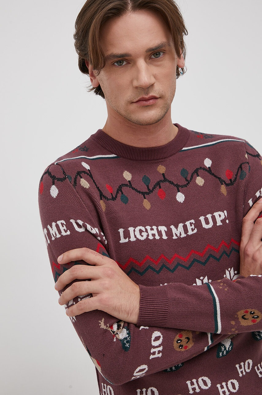 Jack & Jones Памучен пуловер - Pepit.bg