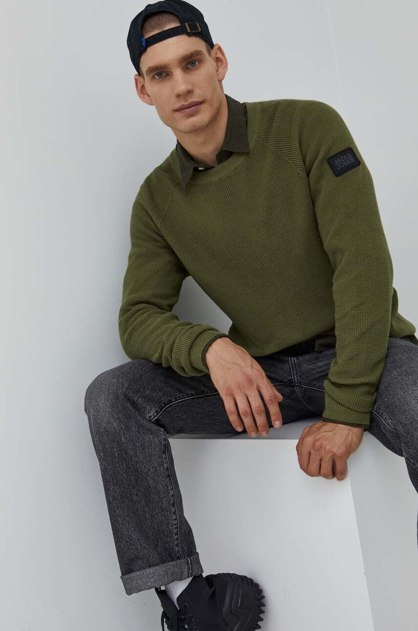 Jack & Jones Памучен пуловер Jcoclassic - Pepit.bg
