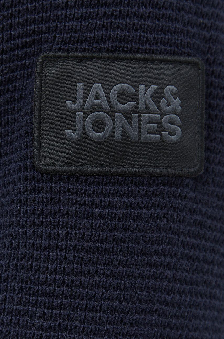 Jack & Jones Памучен пуловер Jcoclassic мъжки в тъмносиньо - Pepit.bg