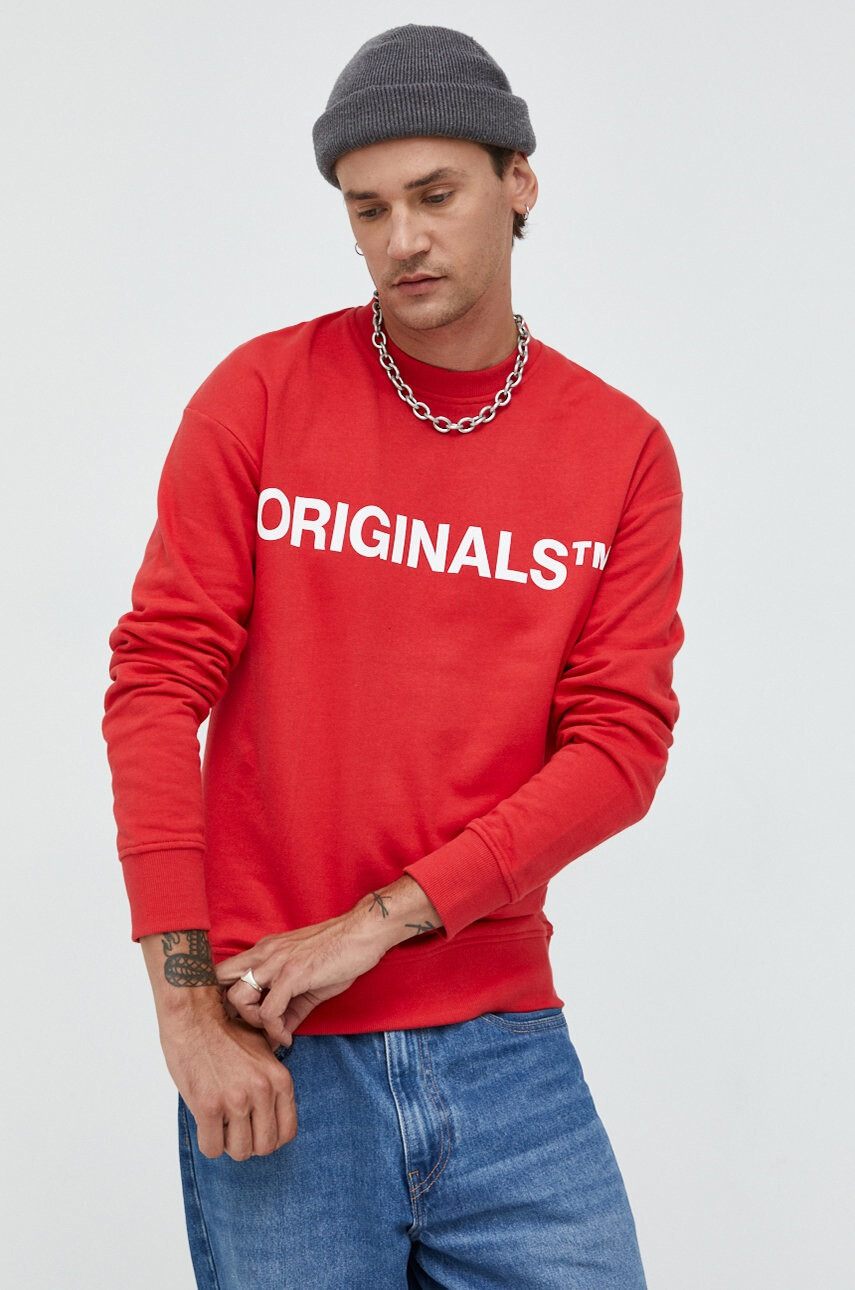 Jack & Jones Памучен суичър Jorclean - Pepit.bg