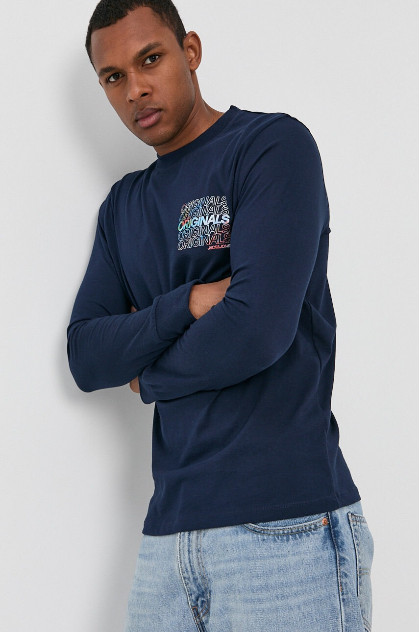 Jack & Jones Памучна блуза с дълги ръкави - Pepit.bg