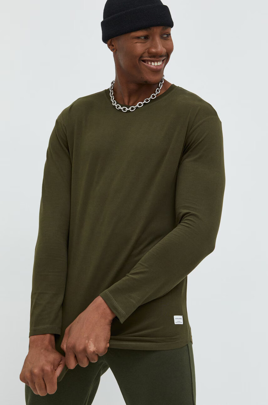 Jack & Jones Памучна блуза с дълги ръкави - Pepit.bg