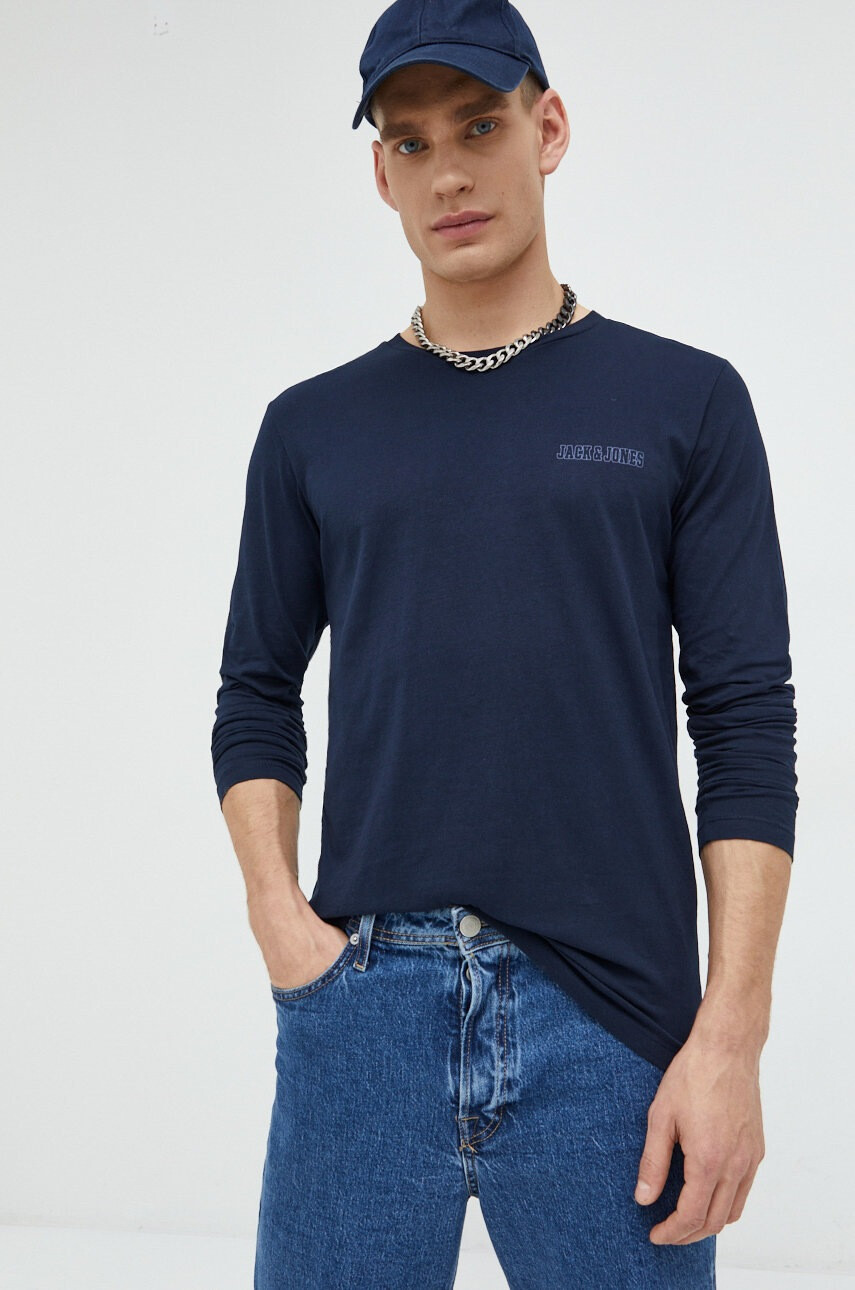 Jack & Jones Памучна блуза с дълги ръкави - Pepit.bg
