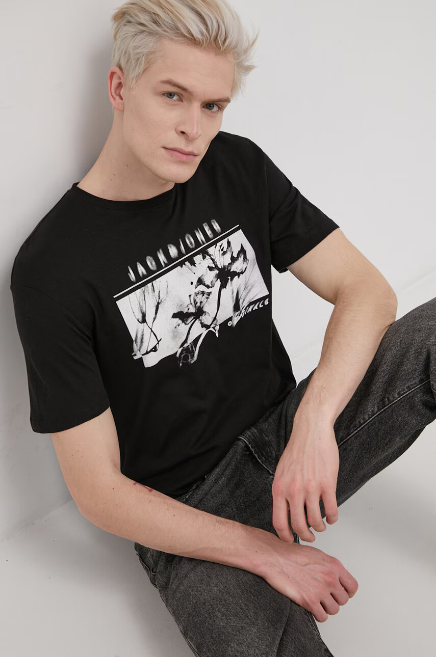 Jack & Jones Памучна тениска - Pepit.bg