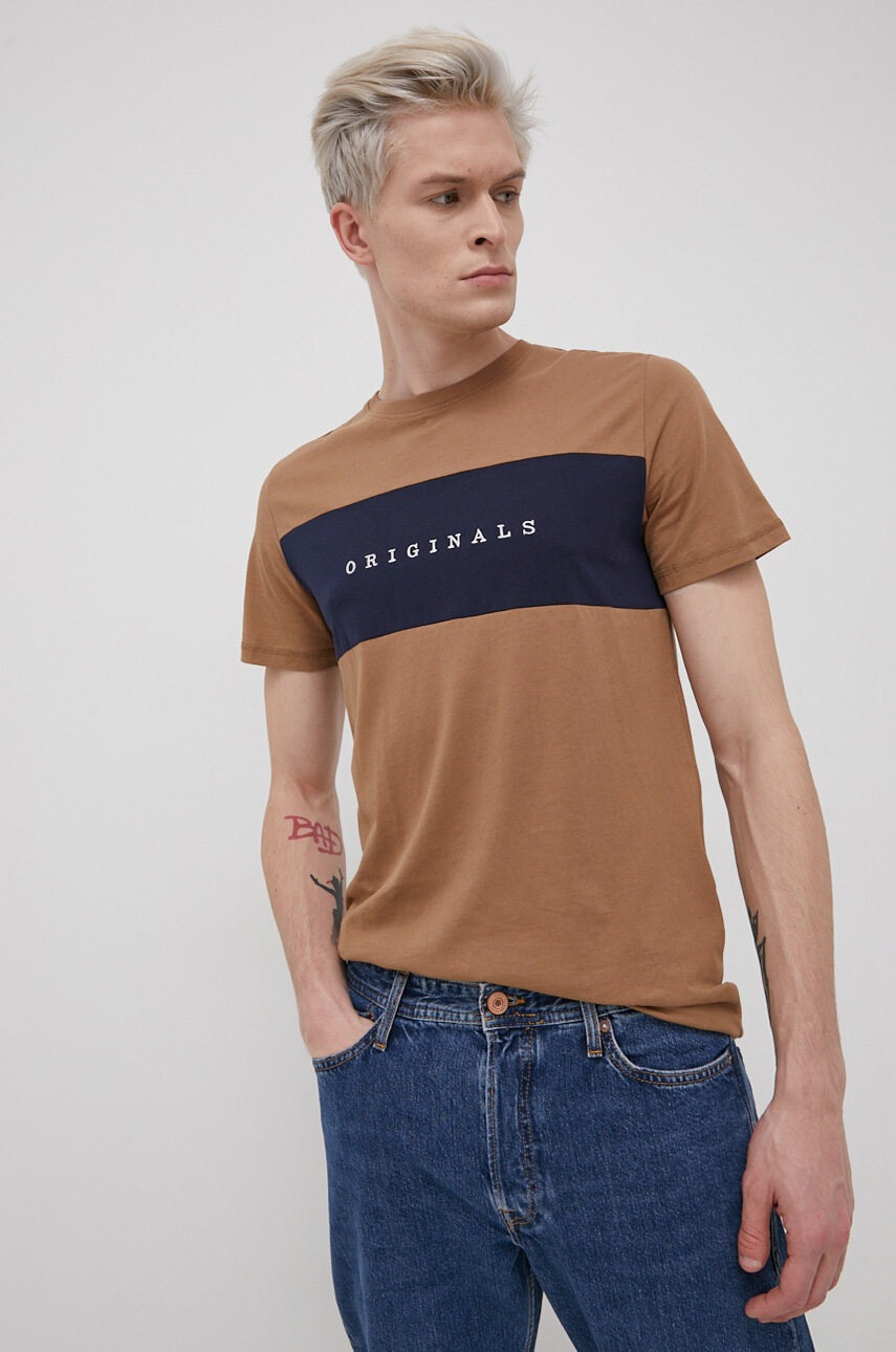 Jack & Jones Памучна тениска - Pepit.bg