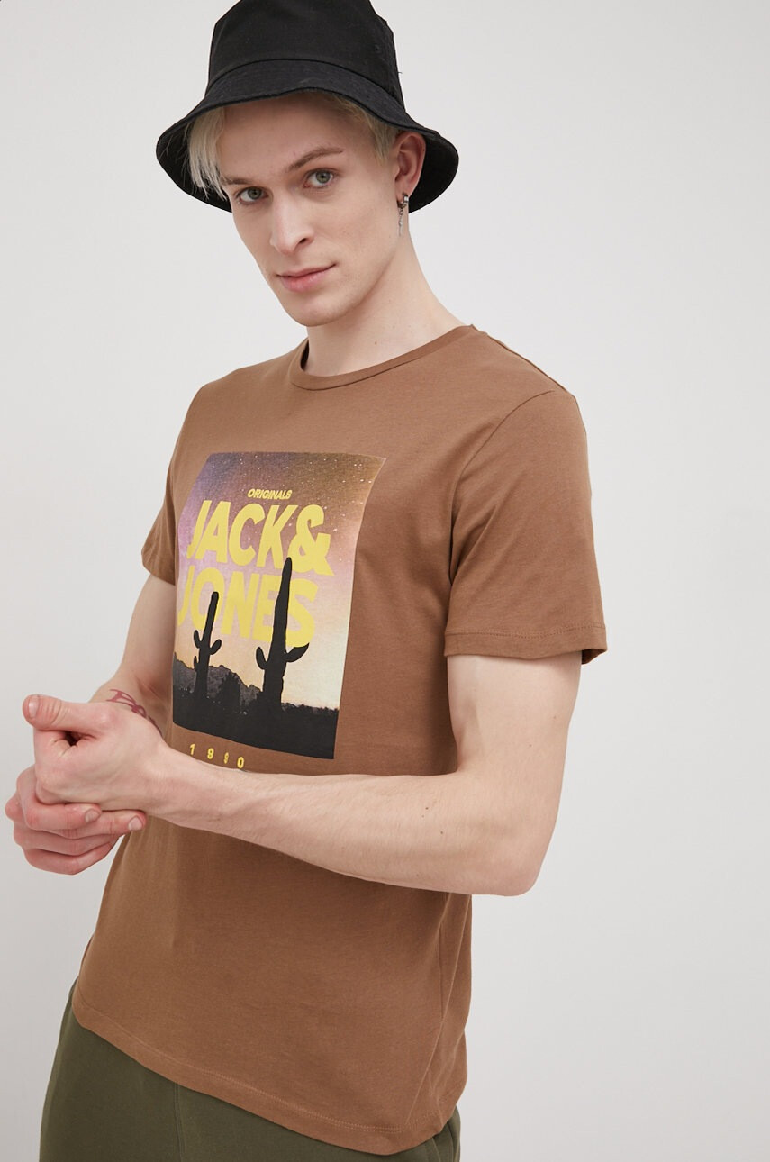 Jack & Jones Памучна тениска - Pepit.bg