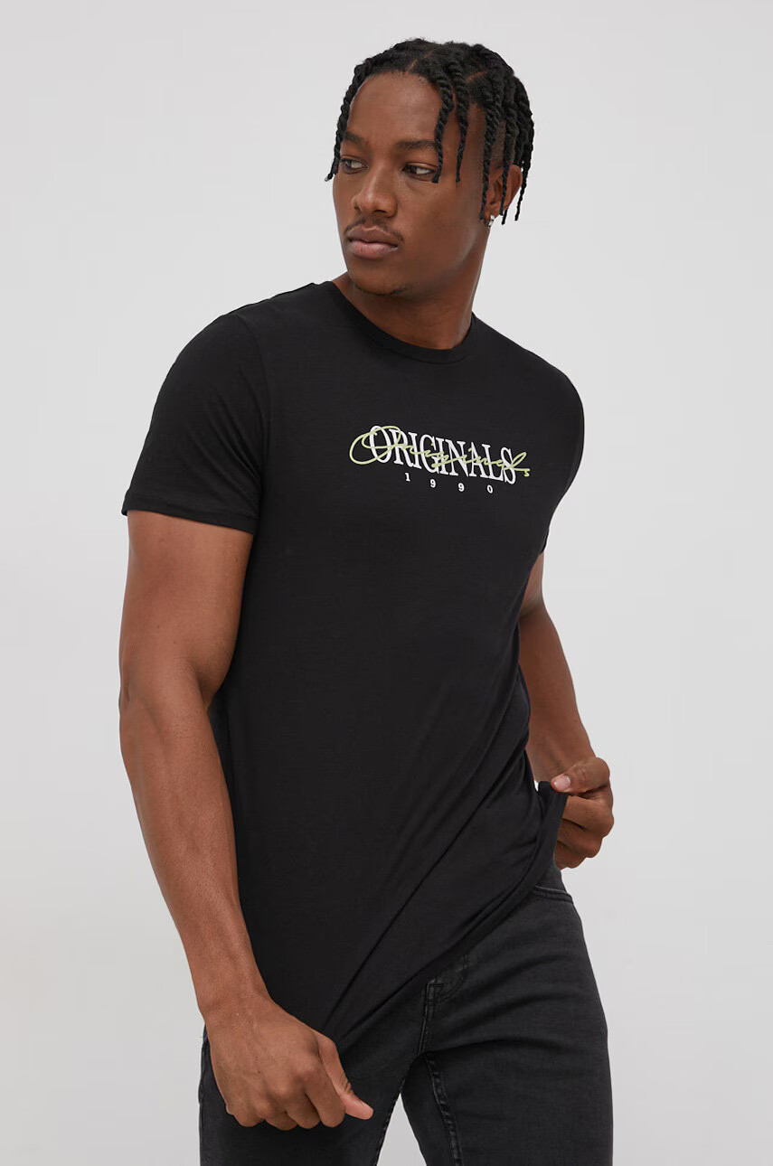 Jack & Jones Памучна тениска - Pepit.bg