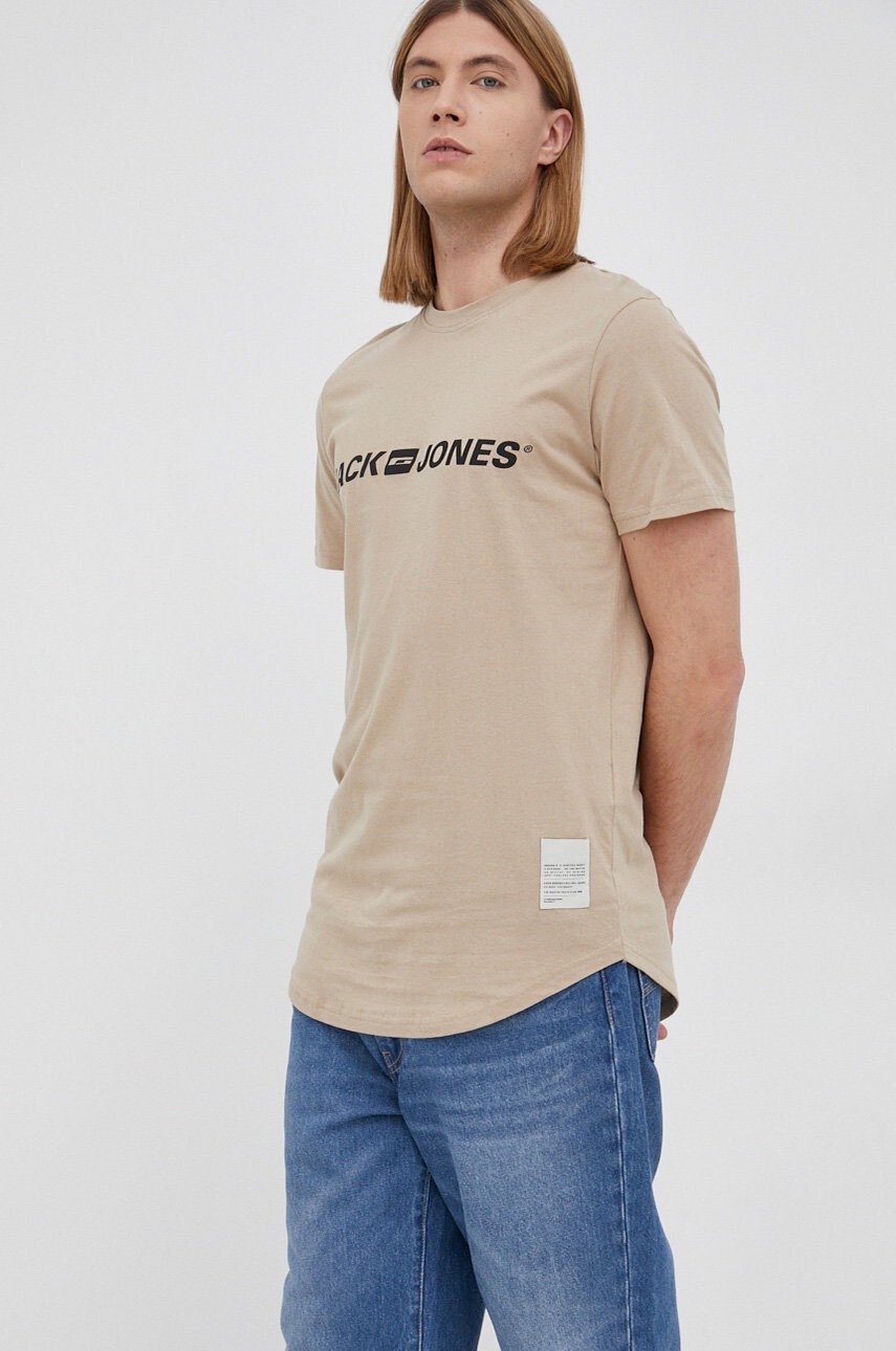 Jack & Jones Памучна тениска - Pepit.bg