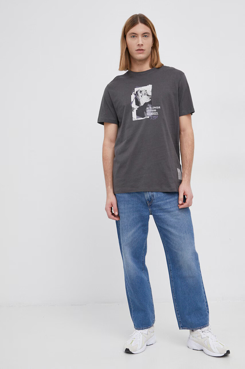 Jack & Jones Памучна тениска - Pepit.bg