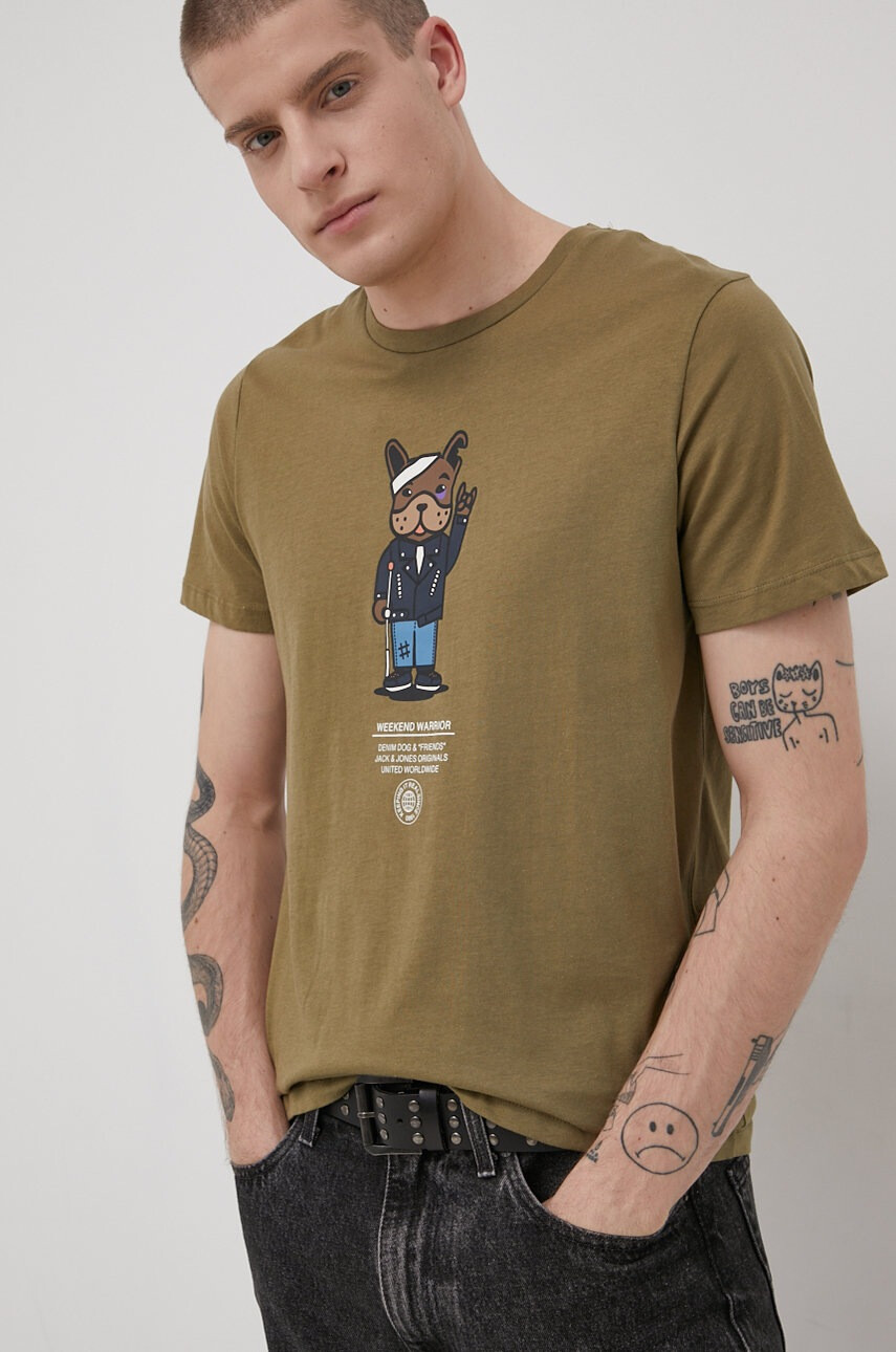 Jack & Jones Памучна тениска - Pepit.bg